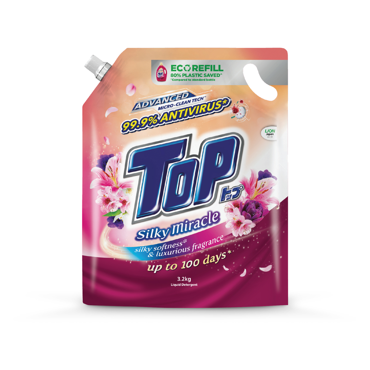 Top Advanced Micro Clean Tech Refill Silky Miracle 3.2kg