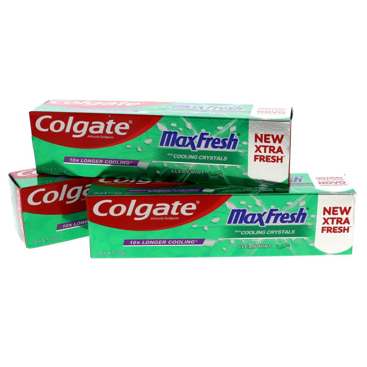 Colgate Max Fresh Clean Mint Toothpaste 3 x 100 ml