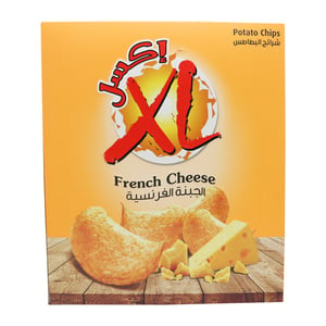 اشتري قم بشراء إكسل رقائق البطاطس بنكهة الجبنة الفرنسية 12 × 21 جم Online at Best Price من الموقع - من لولو هايبر ماركت Potato Bags في السعودية
