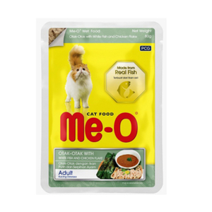 Me-O Cat Food Otak-otak With Fish Chicken 80g