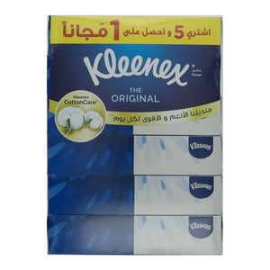 Kleenex Facial Tissue The Original 2ply 84 Sheets 5+1