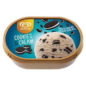 Selecta Cookies & Cream Ice Cream 750ml