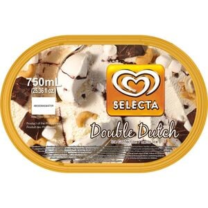 Selecta Ice Cream Tubs Double Dutch 750ml