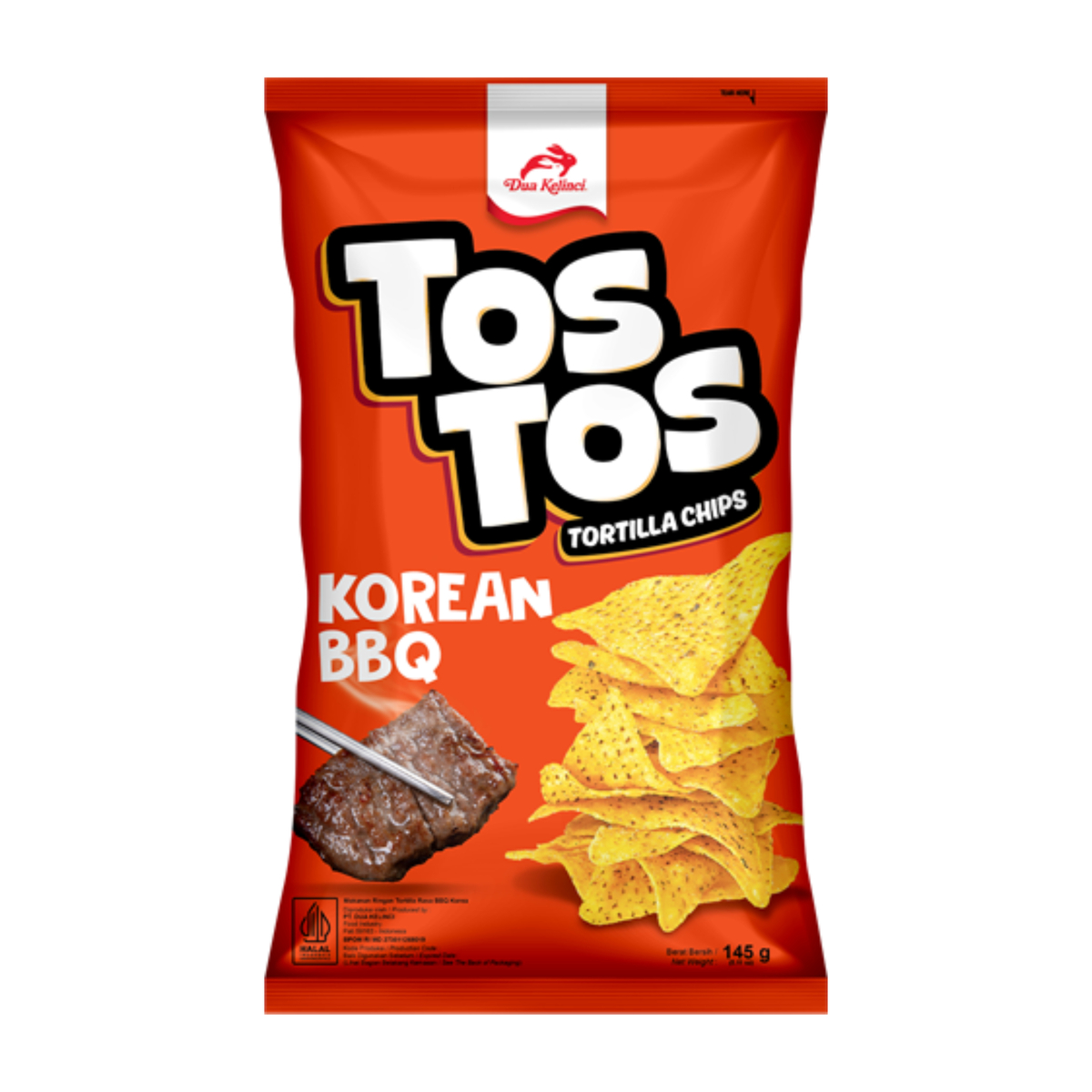 Dua Kelinci Tos2 Tortilla Korea BBQ 145g
