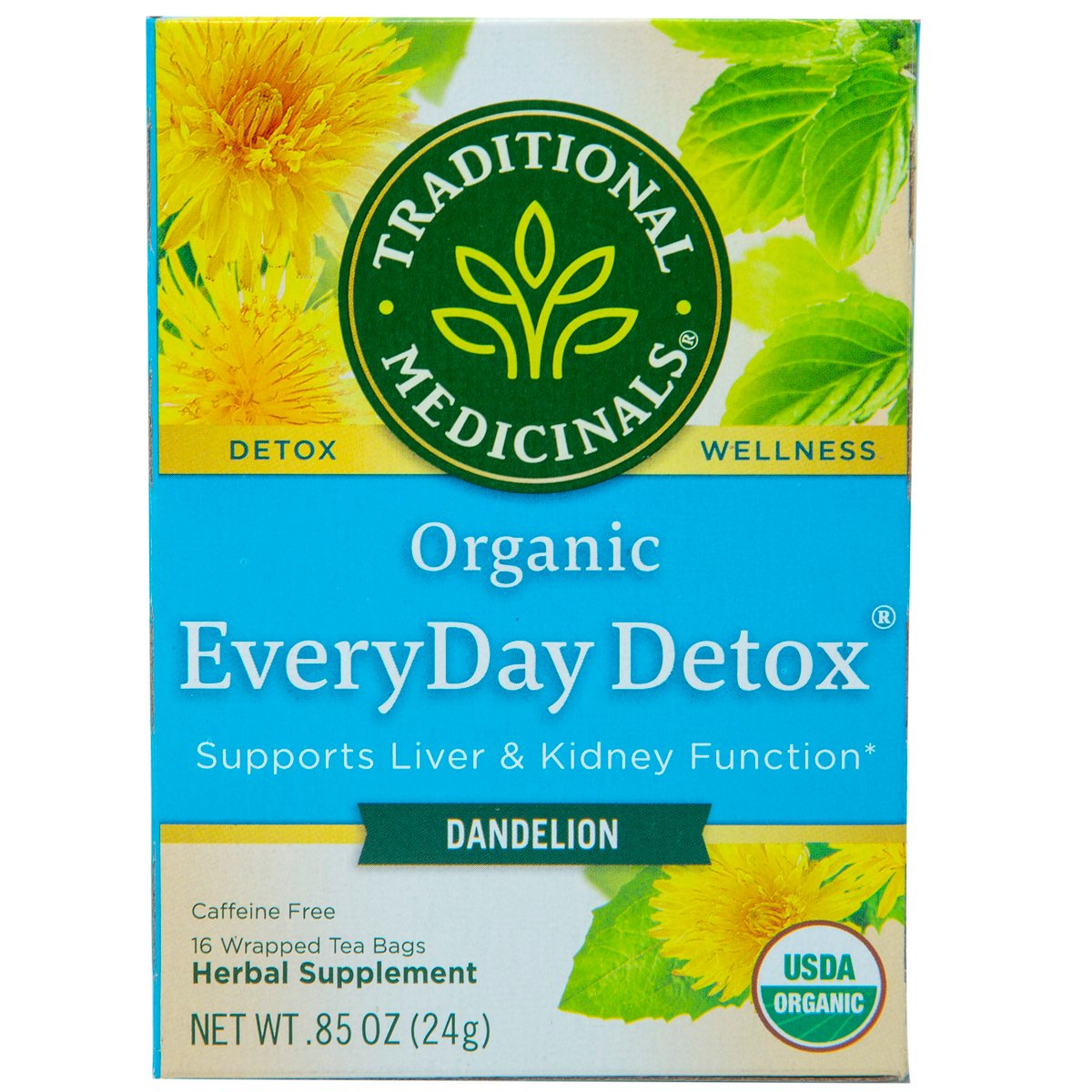 Traditional Medicinals Organic Tea Everyday Detox 24 g