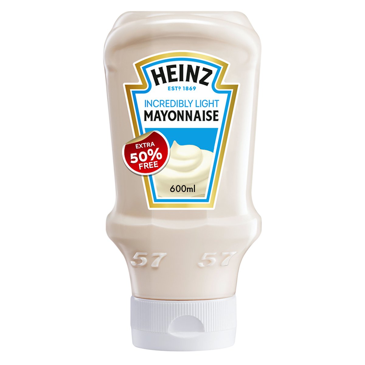 Heinz Incredibly Light Mayonnaise 400 ml + 200 ml