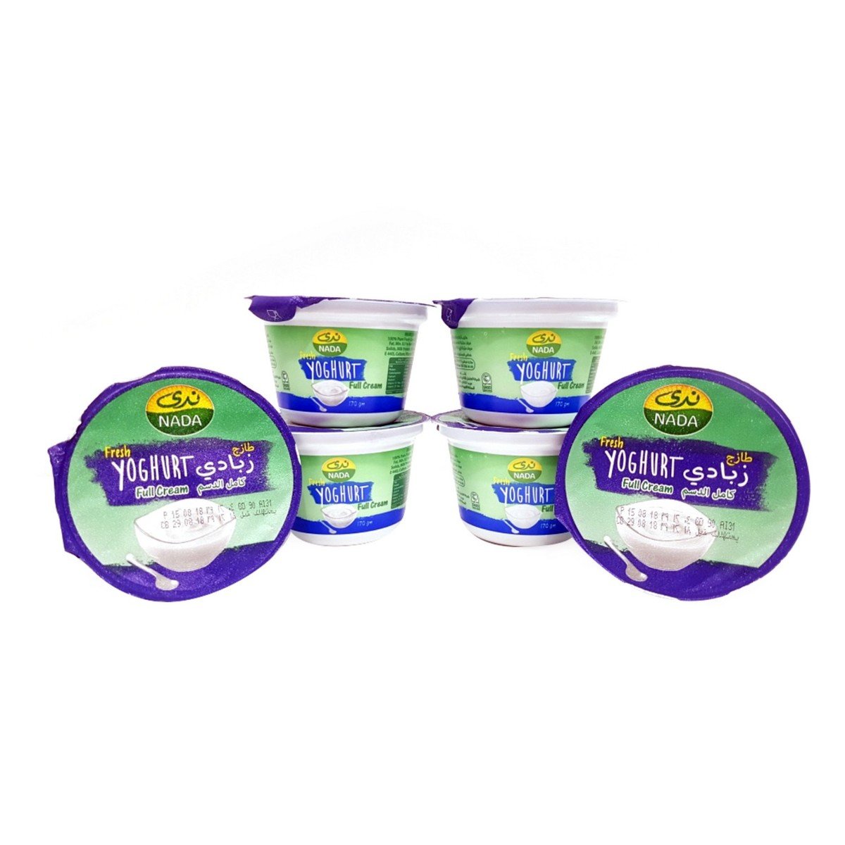 Nada Fresh Yoghurt Full Cream 6 x 170g
