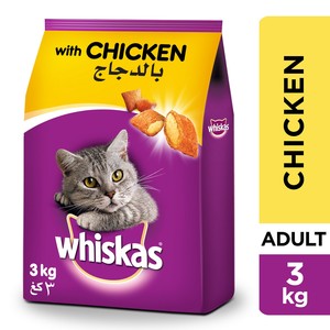 Whiskas Chicken Dry Food Adult 1+ years 3kg