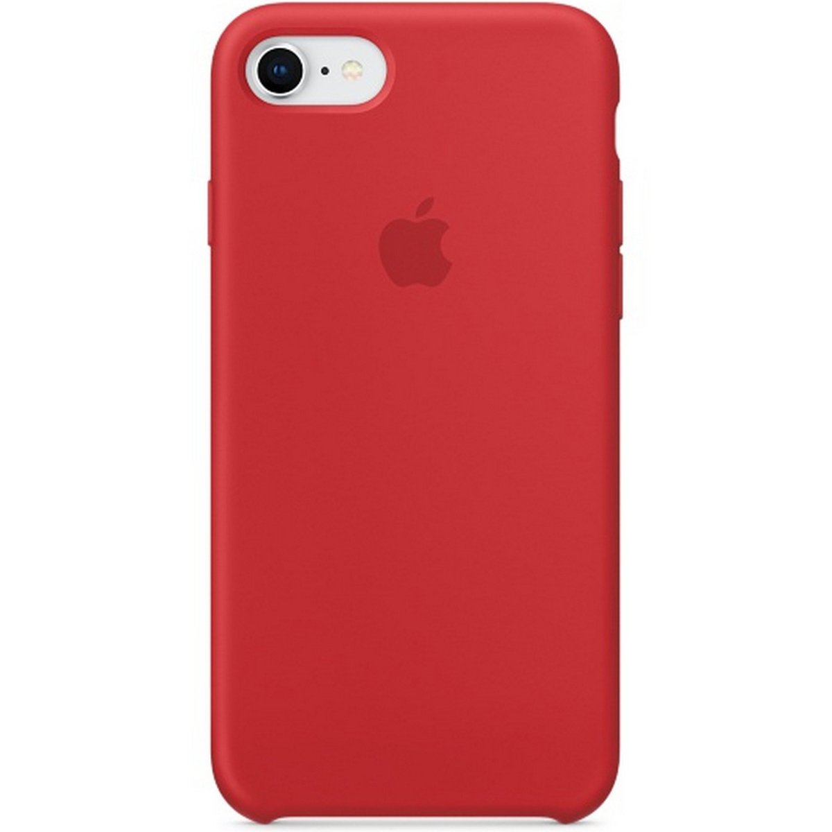Buy Apple iPhone 8 Silicone Case Red Online at Best Price | Cover & Skins | Lulu KSA in Saudi Arabia