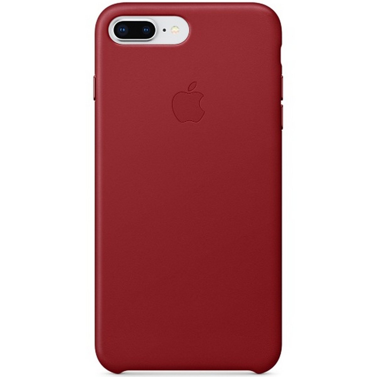 Buy Apple iPhone 8 Plus Leather Case Red Online at Best Price | Cover & Skins | Lulu KSA in Saudi Arabia