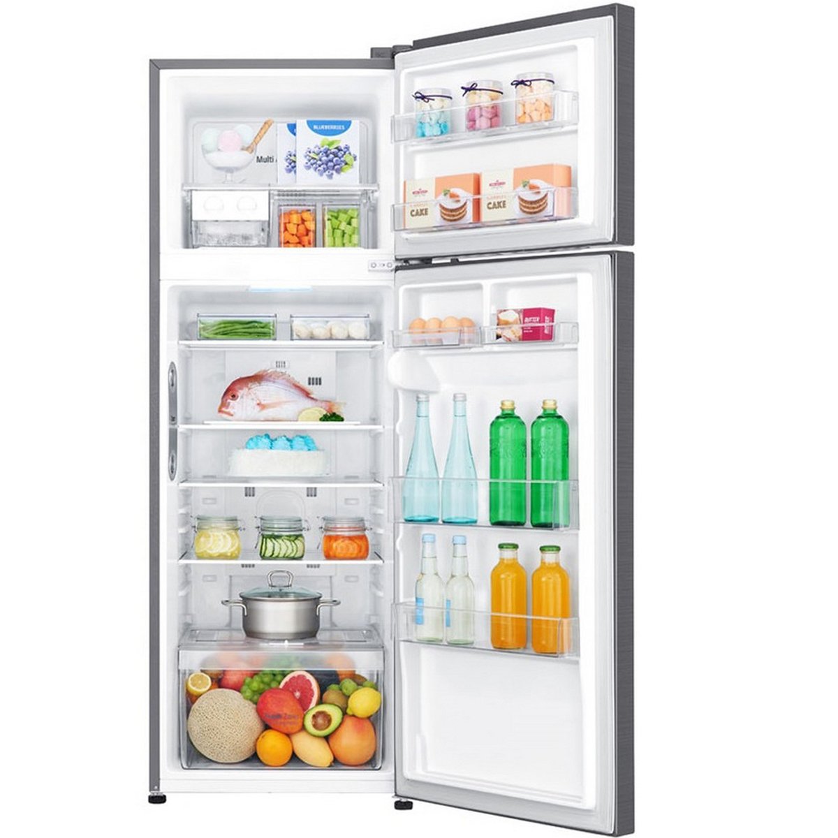LG Double Door Refrigerator GR-C362RLBN 360Ltr, LINEAR Cooling, DoorCooling, Moist Balance Crisper™
