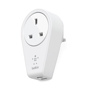 Belkin 3 Pin Rotating 2.4 A Dual USB Wall Charger (F8M102AF) - White