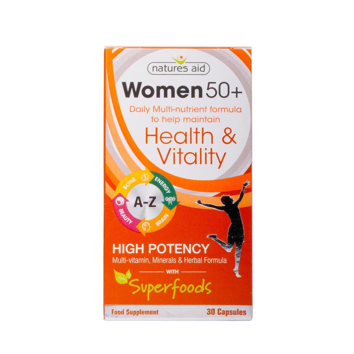 Natures Aid Women 50+ Health & Vitality 30pcs