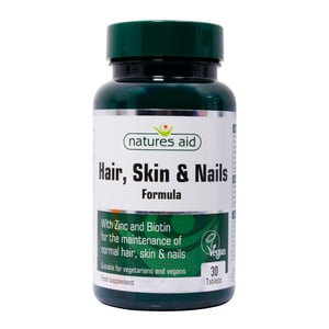 Natures Aid Hair Skin & Nails Formula 30pcs