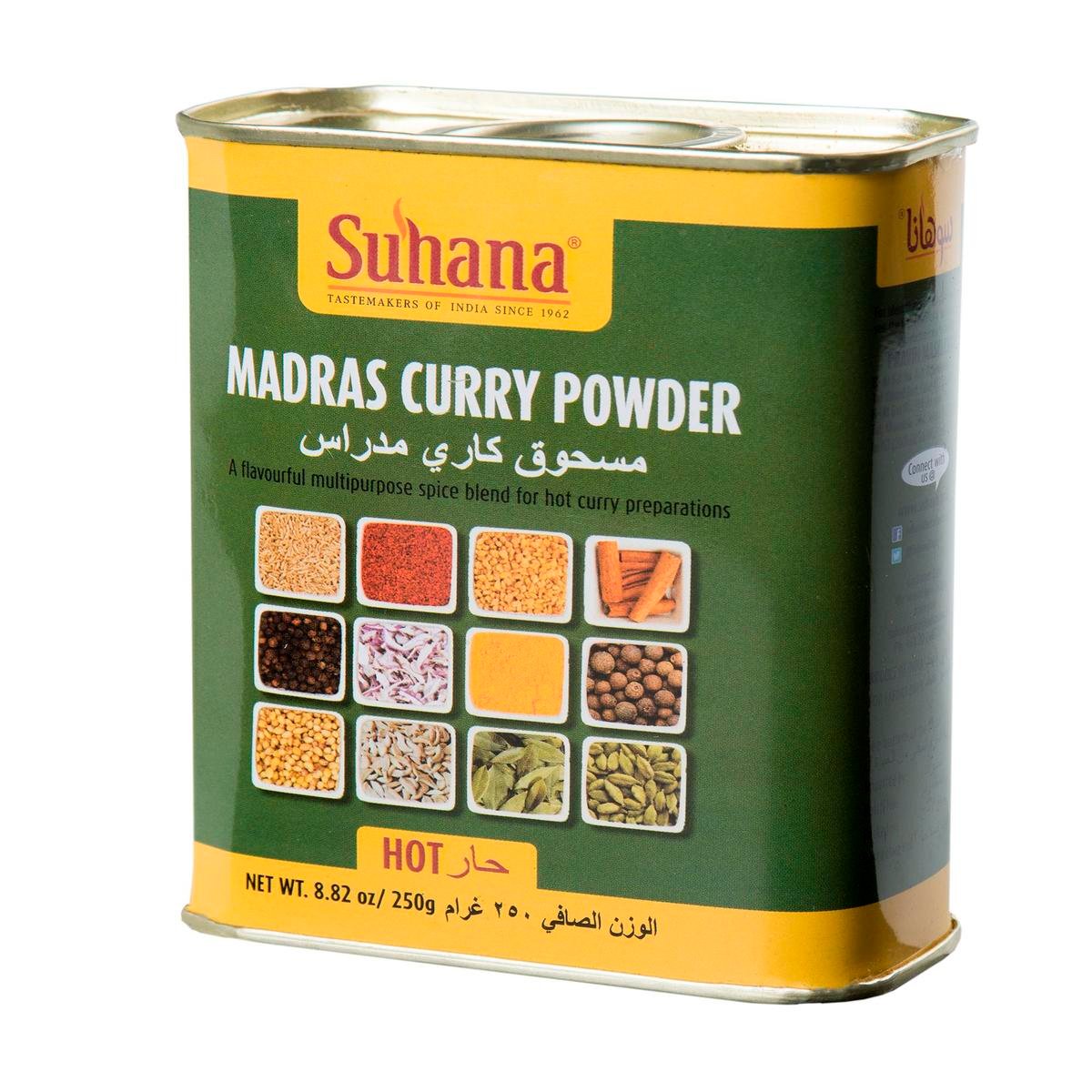 Suhana Madras Curry Powder Hot 250g