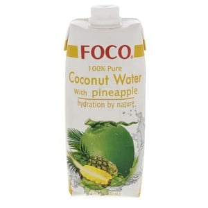 Foco 100% Pure Coconut Water with Pineapple 500 ml