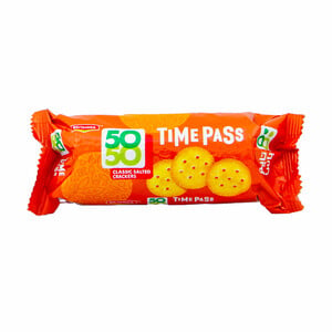 Britannia Time Pass 50-50 Classic Salted Crackers 12 x 40g