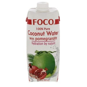 Foco 100% Pure Coconut Water with Pomegranate 500 ml