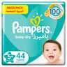 Pampers Baby-Dry Diapers Size 5, 12-17kg with Leakage Protection 44pcs