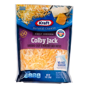 Kraft Colby Jack Shredded Colby & Monterey Jack Cheeses 226g