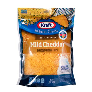 Kraft Mild Cheddar Shredded Cheese 226g
