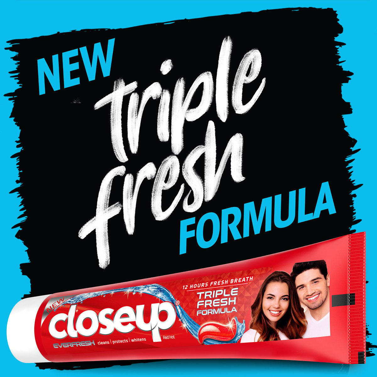 Closeup Triple Fresh Formula Gel Toothpaste Red Hot 120 ml