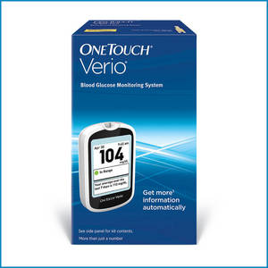 One Touch Verio Glucose Monitor + Strips