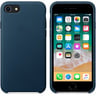 Apple iPhone 8 Leather Case Cosmos Blue