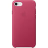 Apple iPhone 8 Leather Case Pink Fuchsia