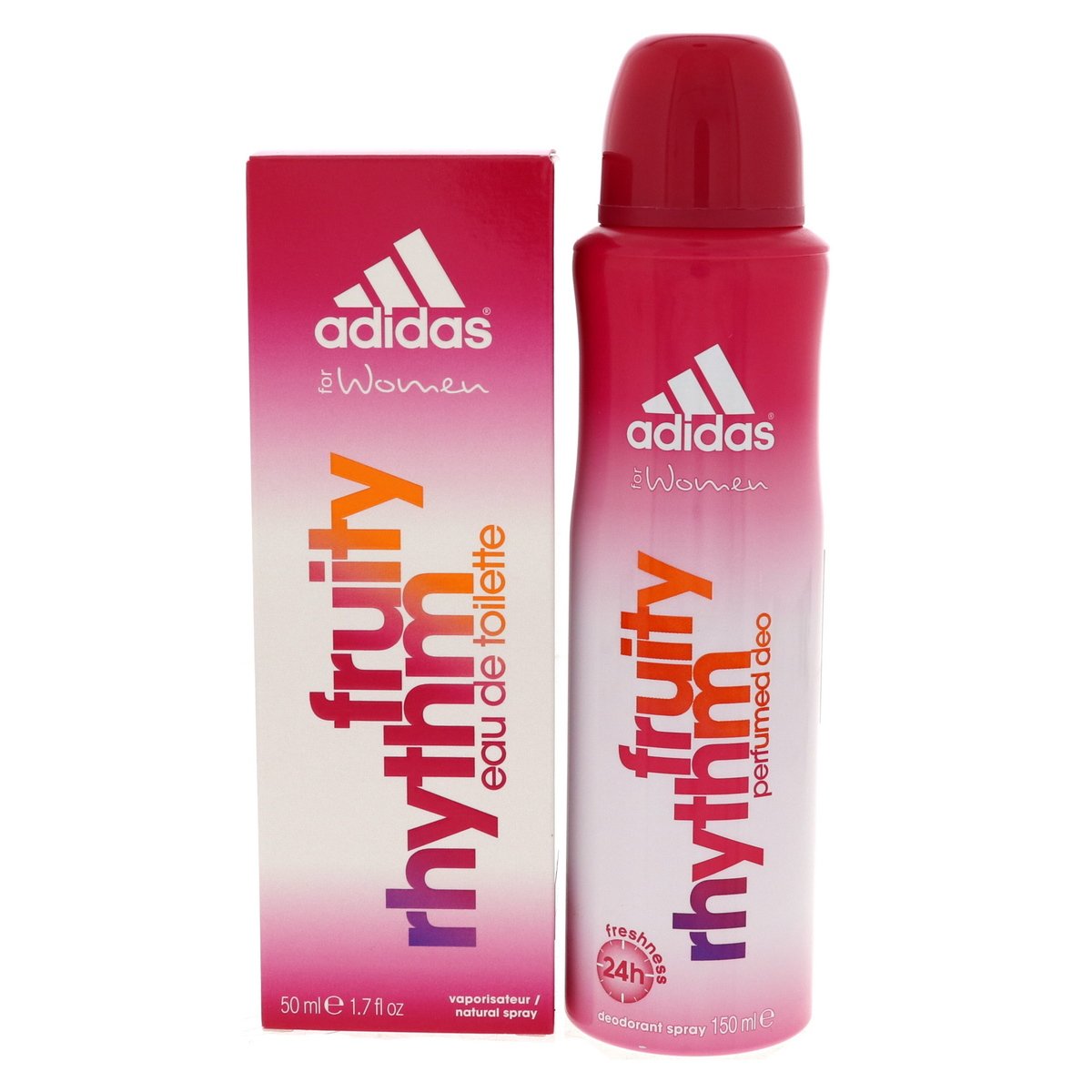 Adidas Fruity Rhythm Eau De Toilette 50 ml + Perfumed Deo 150 ml