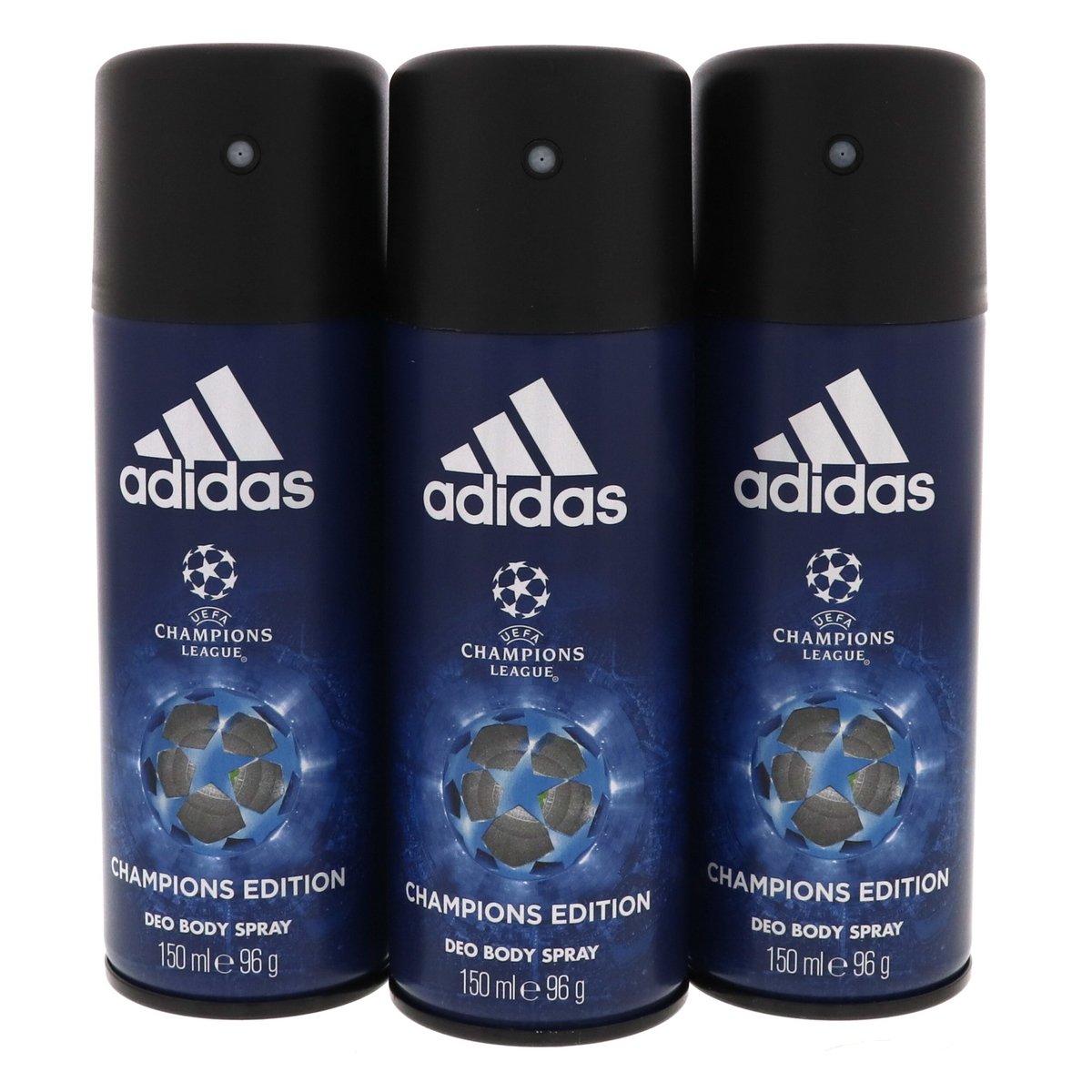 Adidas Champions Edition Deo Body Spray 3 x 150 ml
