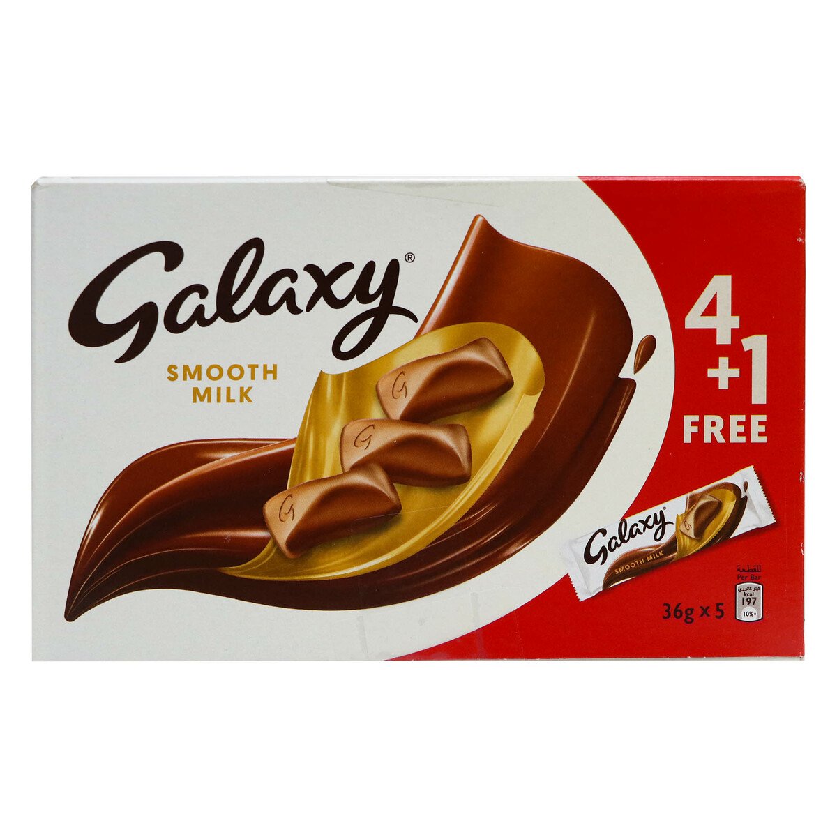 Galaxy Smooth Milk Choco 36g 4+1