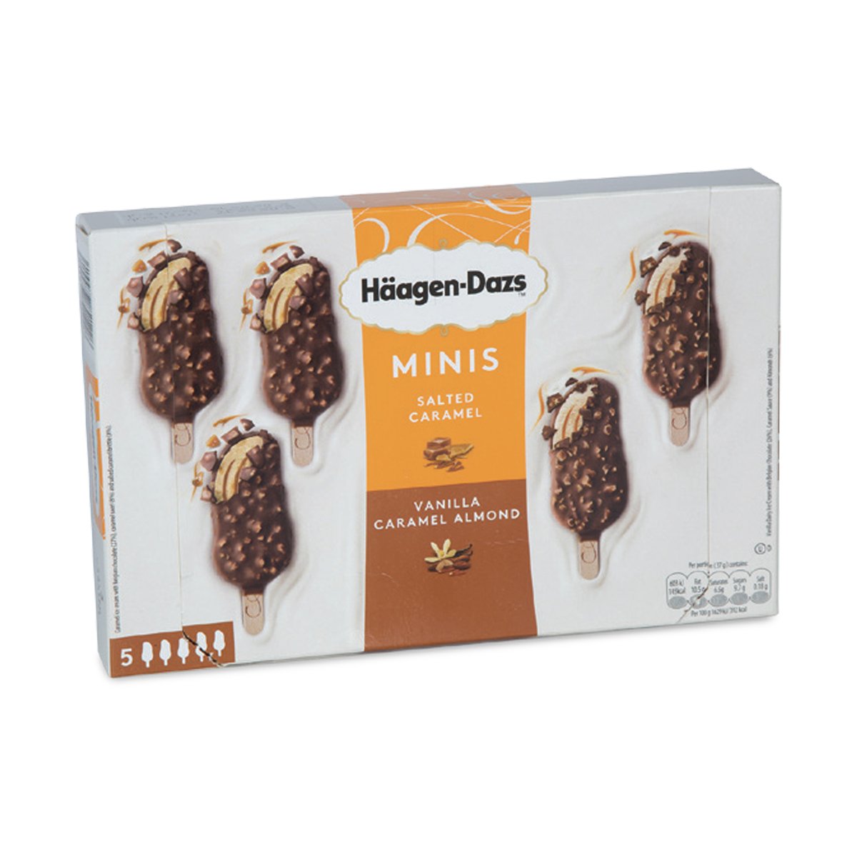 Haagen-Dazs Ice Cream Minis Caramel Vanilla 5 x 40 ml