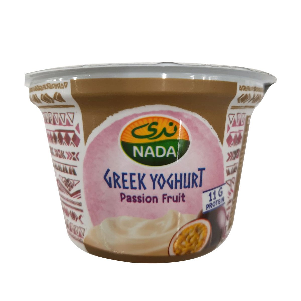 اشتري قم بشراء ندى زبادي يوناني بنكهة الباشن فروت 0% دهون 160 جم Online at Best Price من الموقع - من لولو هايبر ماركت Flavoured Yoghurt في السعودية