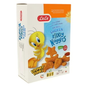 Buy LuLu Breaded Chicken Kiddy Nuggets 400 g Online at Best Price | Nuggets | Lulu Kuwait in UAE