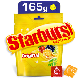 Buy Starburst Original Fruit Chews 165 g Online at Best Price | Candy Bags | Lulu Kuwait in Kuwait