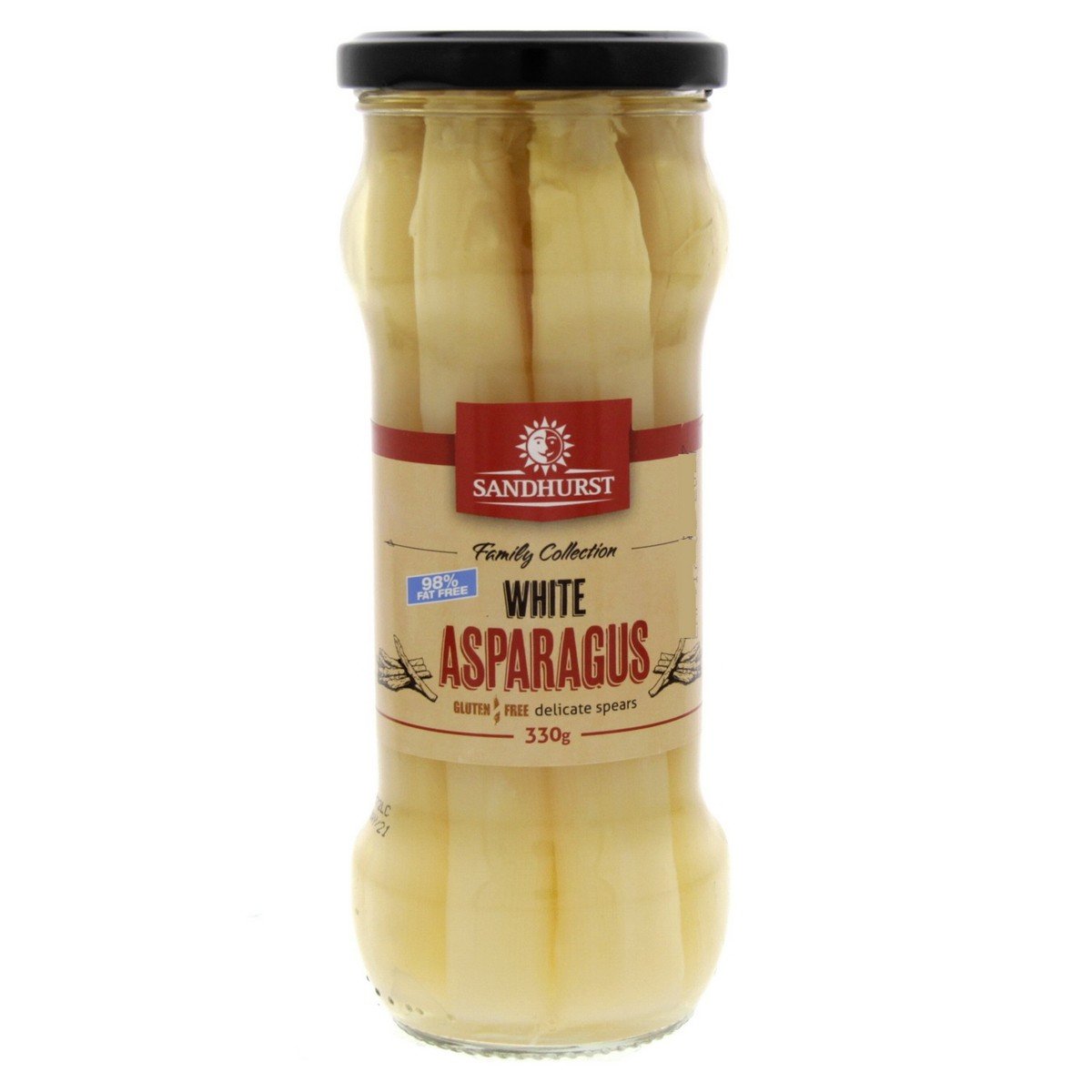 Sandhurst White Asparagus Gluten Free 330 g