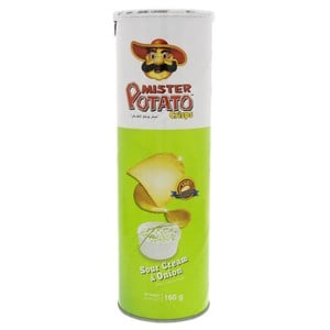 Mister Potato Crisps Sour Cream And Onion 160g