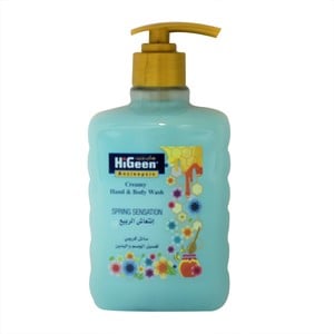 Hi Geen Antiseptic Creamy Hand & Body Wash Spring Sensation 500ml