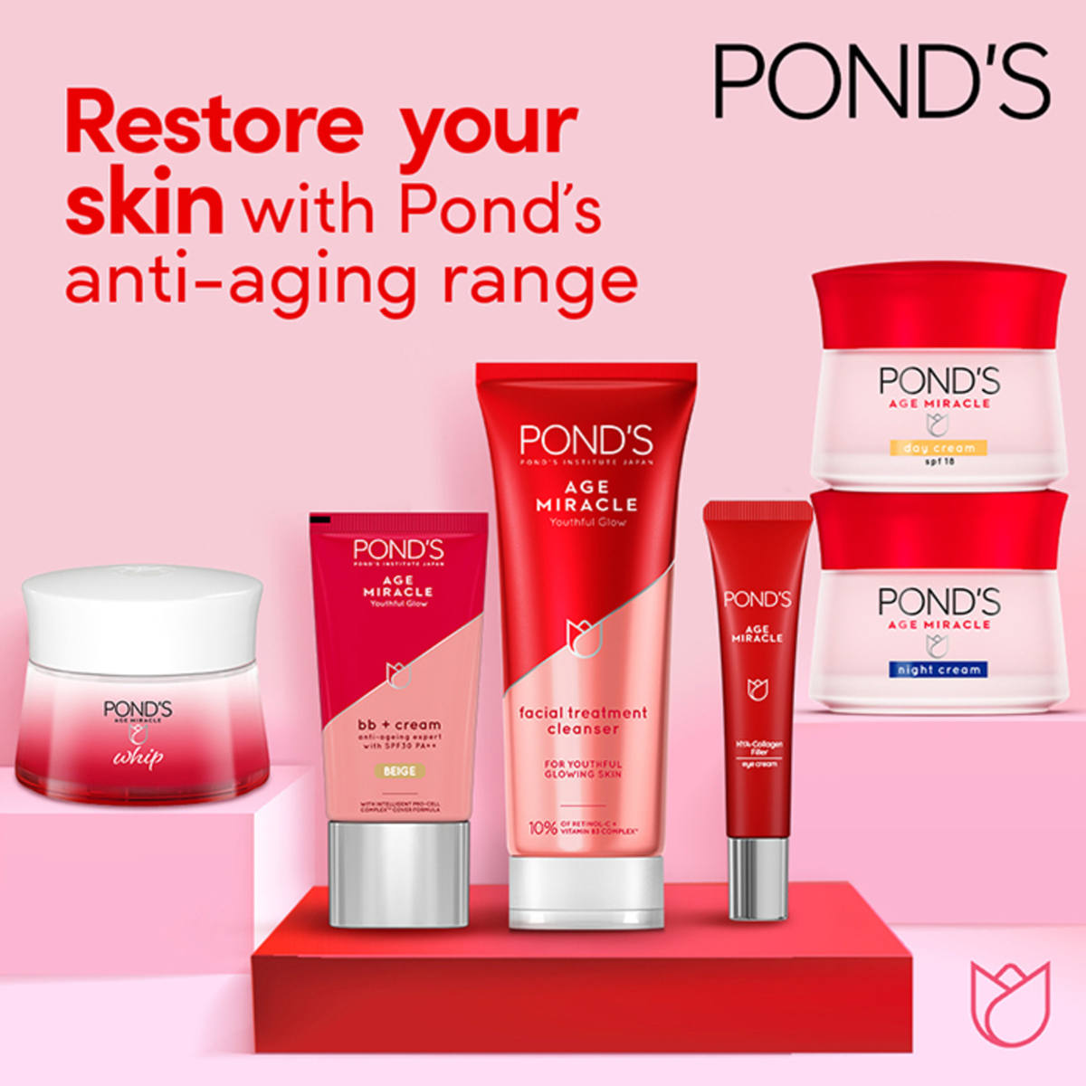 Pond's Age Miracle BB Cream Beige With SPF 30 25 g