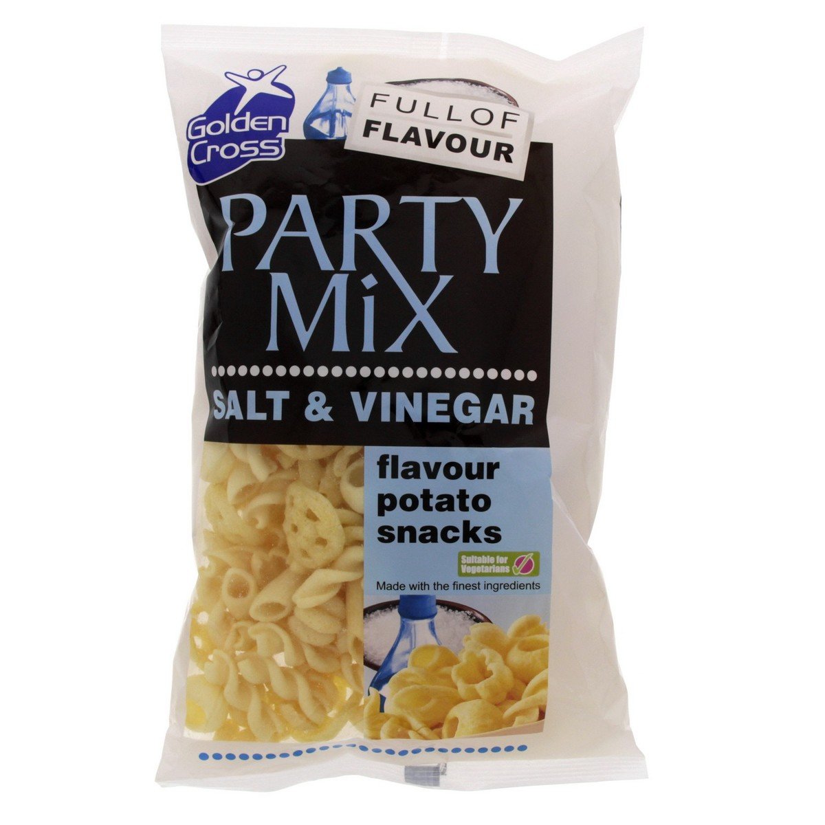 Gold Cross Party Mix Salt & Vinegar Potato Snacks 125 g