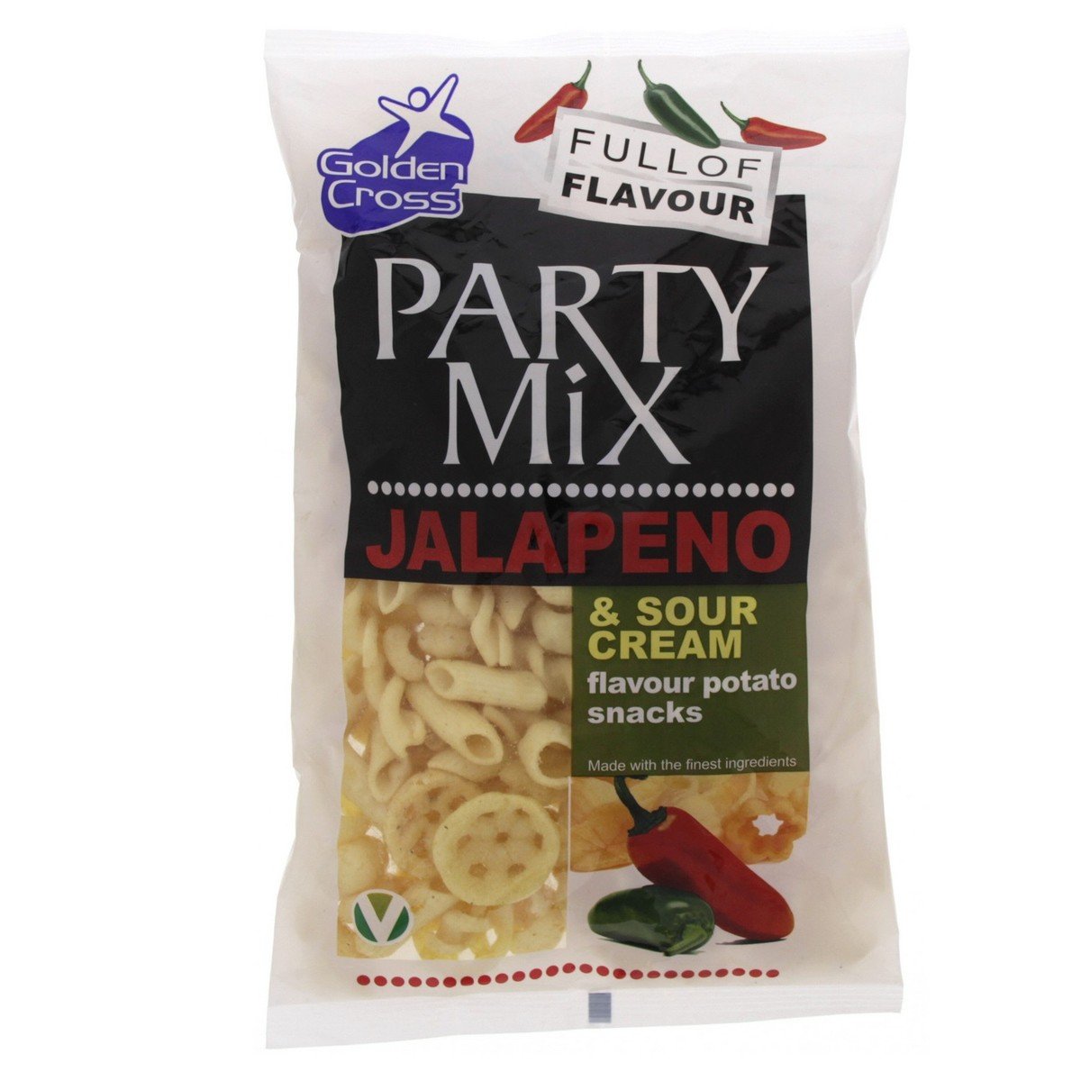Gold Cross Party Mix Jalapeno & Sour Cream Potato Snacks 125 g
