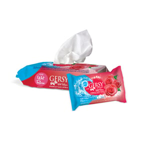 Gersy Anti Bacterial Wipes Rose 80pcs