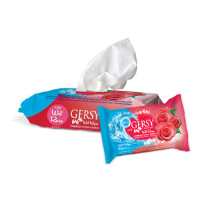 Gersy Anti Bacterial Wipes Rose 15pcs