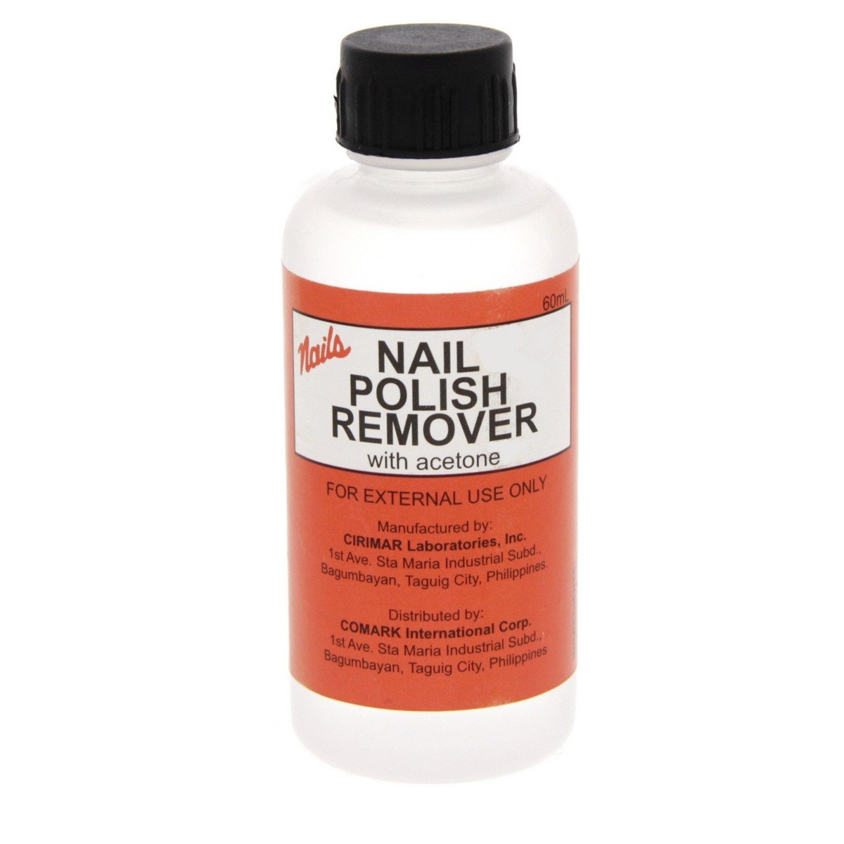 Nails Nail Polish Remover With Acetone, 60 ml