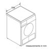 Bosch Front Load Condenser Dryer WTE84106GC 7KG