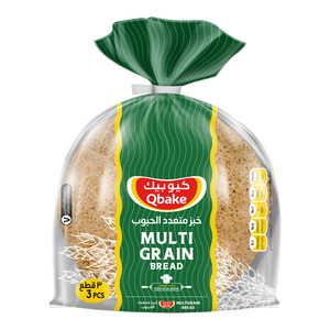 Qbake Multigrain Pita Bread 3pcs