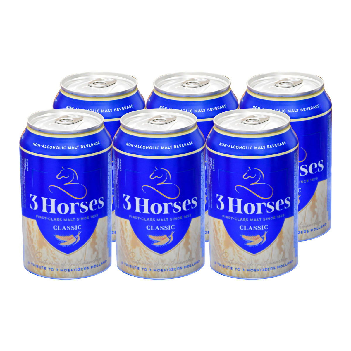 3 Horses Non-Alcoholic Malt Beverages 330ml
