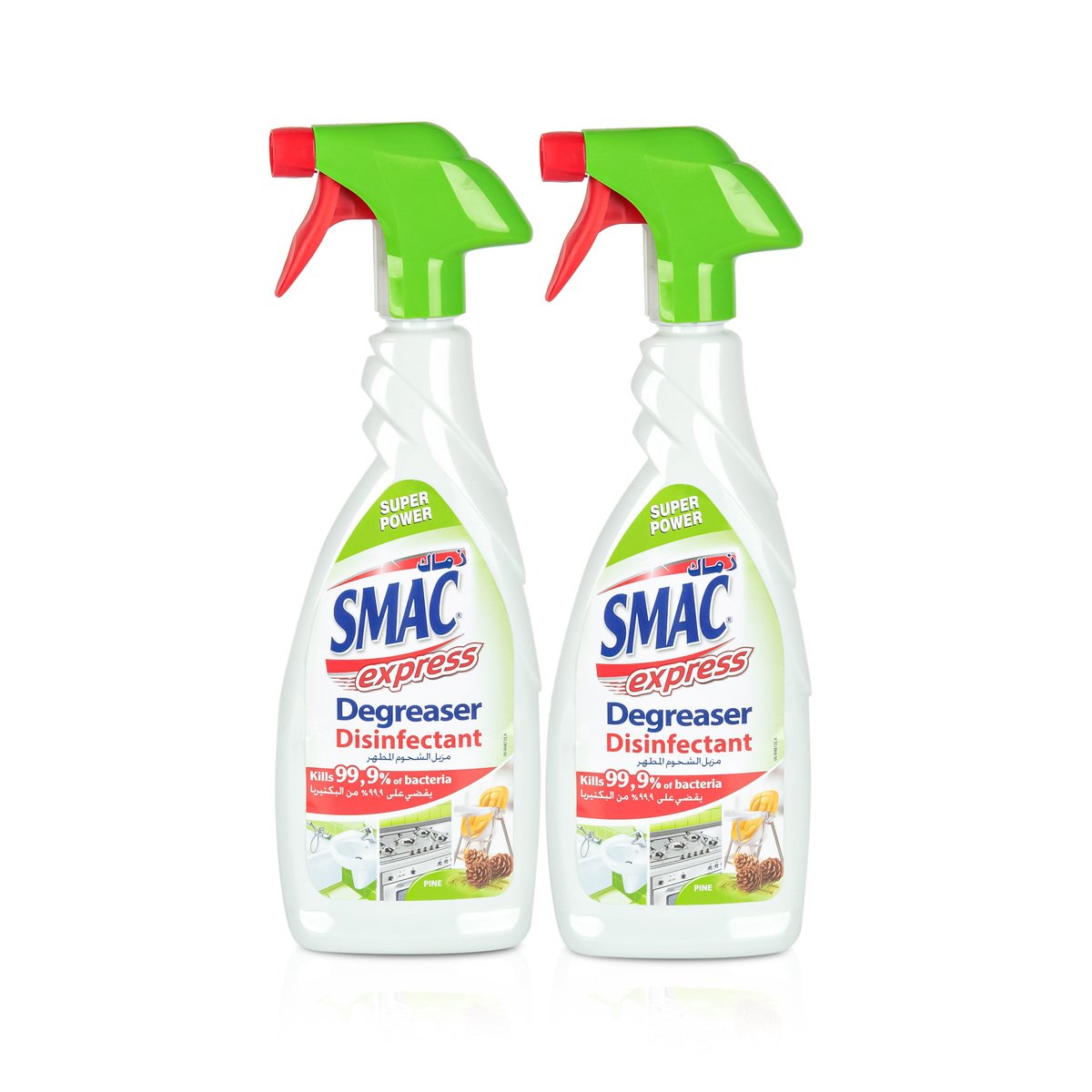 Smac Degreaser Disinfectant Value Pack 2 x 650 ml