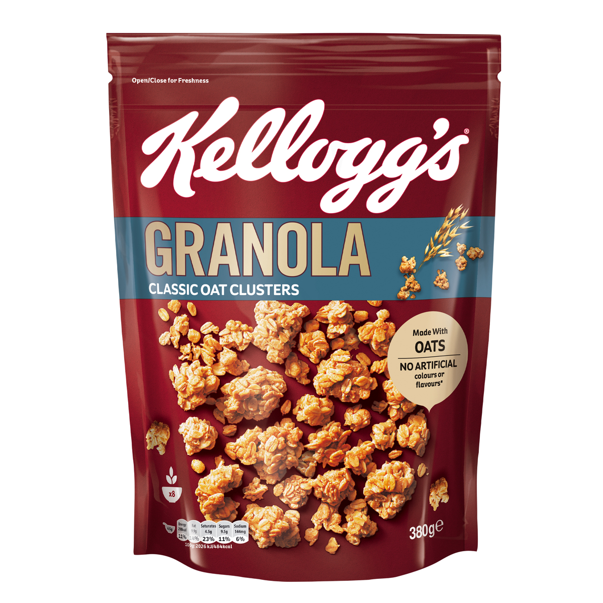 Kellogg's Granola Classic Oat Clusters 380g